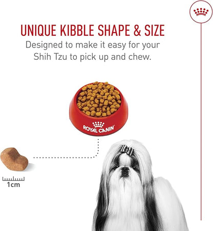 Royal Canin Breed Health Nutrition Shih Tzu Adult Dry Dog Food, 10 lb Bag