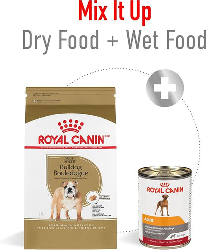 Royal Canin Breed Health Nutrition Bulldog Adult Dry Dog Food, 17 lb Bag