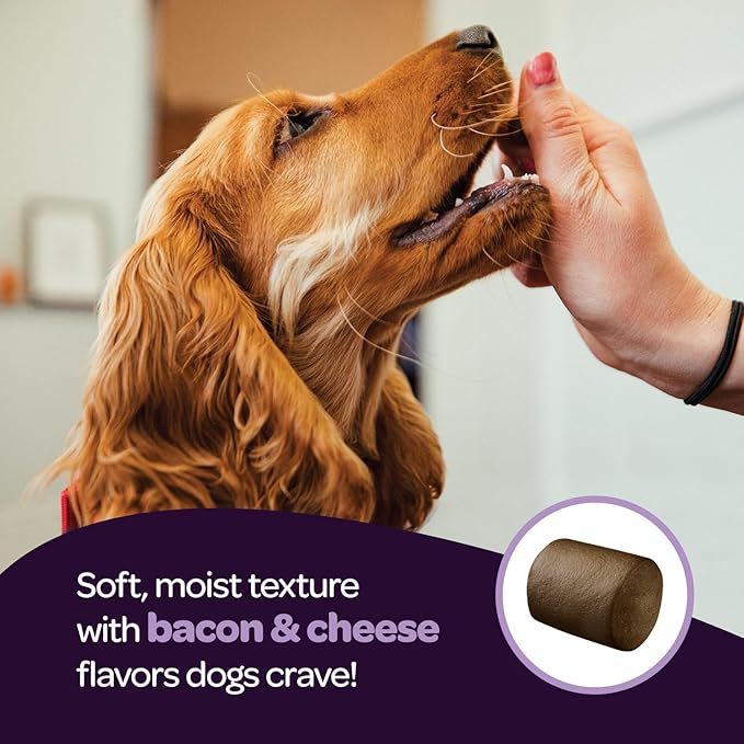 Calming Chews for Dogs | Herbal Dog Calming Chews for Anxiety from Normal and Occasional Stressors Including Separation Storms Grooming & Travel | NASC Certified & Made in the USA | 60 Count