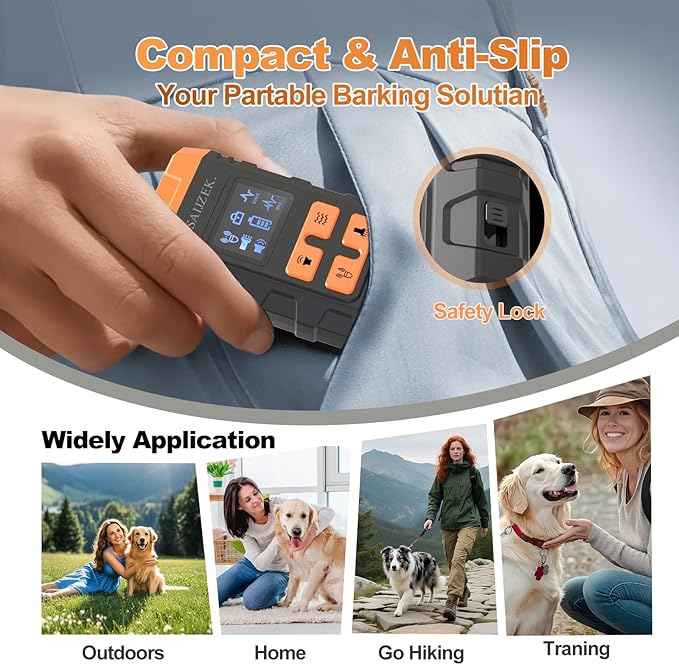 Ultrasonic Dog Trainer G3, Anti-Barking Device for Dogs, 2025 Upgraded Sonic Bark Deterrent, 5-in-1 Handheld Discipline Training Tool to Stop and Control Barks, Bad behaviors