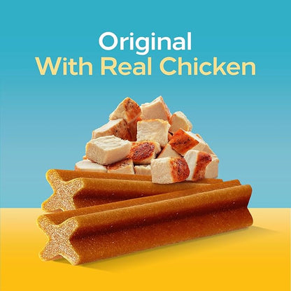 Pedigree Dentastix Large Dog Treats, Original Flavor with Real Chicken, 1.66 lb. Bag (32 Treats Total)