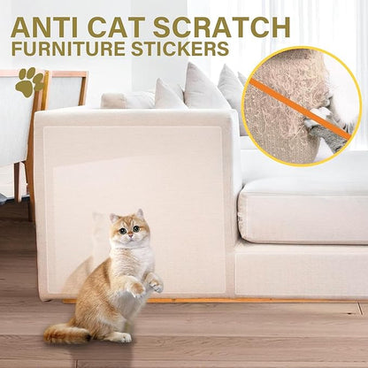 yongjoy Door Protector from Dog Scratching - Cat Scratch Door Frame Single Side Adhesive Protector Anti Dog Scratch Door Guard for Dogs Clear - 394" x 8.2"