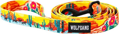Wolfgang Heavy Duty Dog Leash, Pull-Tested to Over 800 lbs for Walking & Training, PackLeader Print, Large