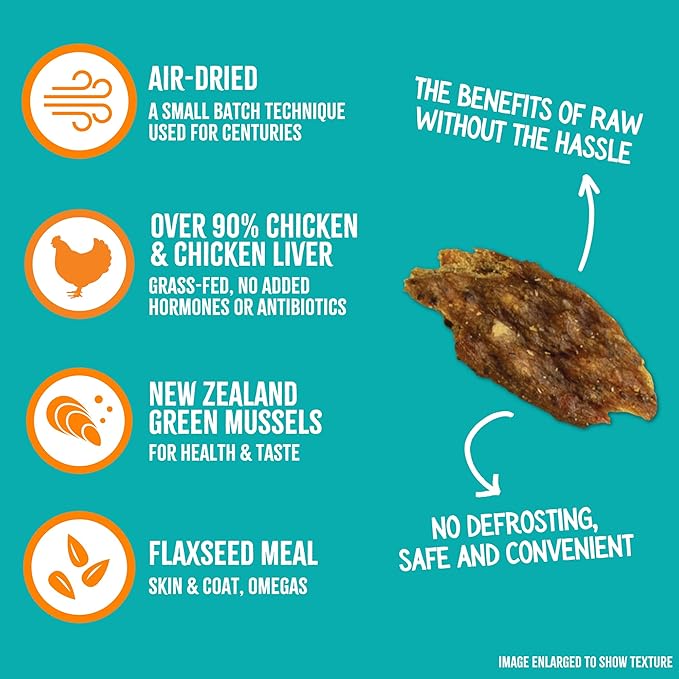 Grandma Mae's Country Naturals RawTernative Air Dried Dog Food. (1LB Chicken & Chicken Liver)