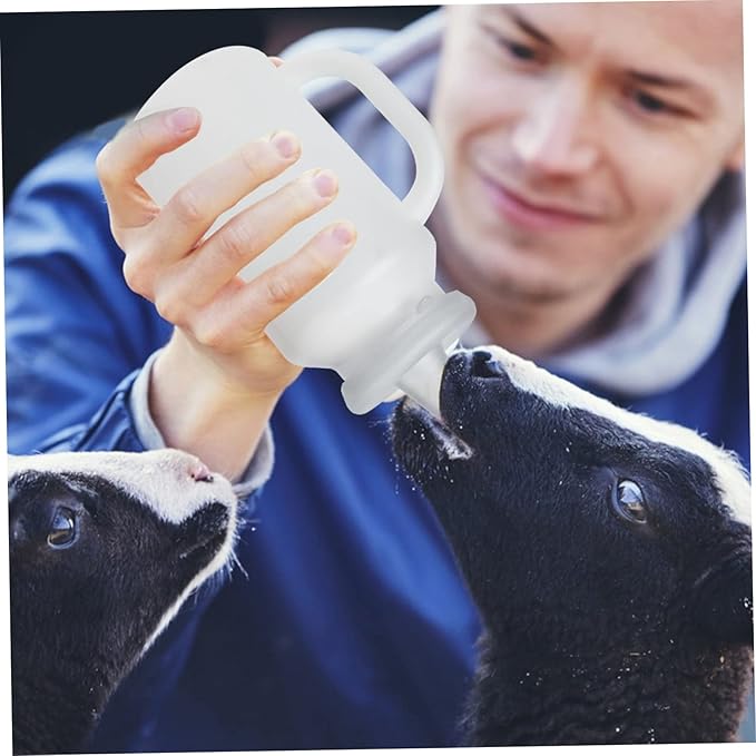 Levemolo 2pcs Bottle for Cats Kitten Nursing Bottle Kitten Milk Pet Feeding Calf Milk Feeding
