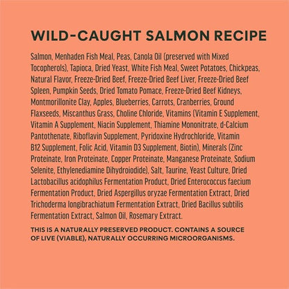 Instinct RawBoost, Natural Dry Dog Food with FreshDried Raw, High Protein, Grain-Free Recipe - Real Salmon, 19 lb. Bag