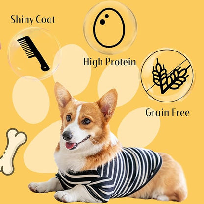 ASMPET Dog Treats, Chicken Chips Grain Free Chewy Dog Snacks for Training Rewards