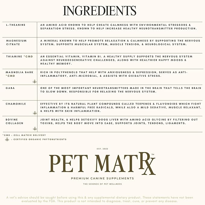 Think Cognitive and Calming Supplement with Collagen and Magnesium - Supports Nervous System Against Stress, Behavioral Challenges, and Cognitive Issues