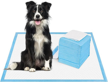 Bolux Dog and Puppy Training Pads， Disposable Dog Pee Pads (50, 17.8"*23.5"(45*60cm))