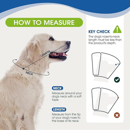 Dog Cone for Large Dogs After Surgery, Adjustable Soft Recovery Cone Collar for Dogs to Stop Licking, Professional Elizabethan Collar for Pet, Recovery Cones for Wound Healing & Hot Spots