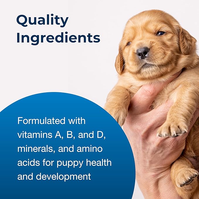 Pet-Ag PetLac Powder for Puppies - 10.5 oz, Pack of 4 - Puppy Milk Replacement Powder for Puppies Newborn to Six Weeks Old - Easy to Digest