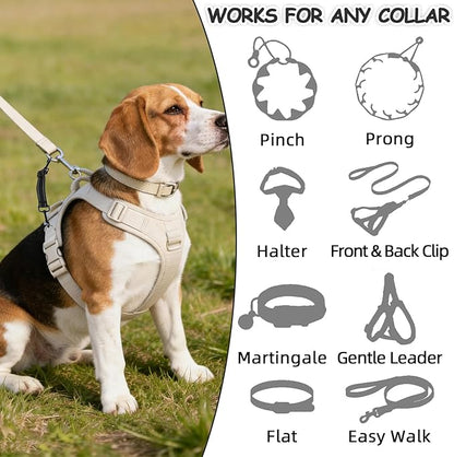 YUEPET Dog Safety Collar Clips 2 Pack Adjustable Prong Collar Backup Clips Reflective Double Ended Backup Clasp Leash Connector for Dog Harness to Collar Safety Clip(Trapezoid Black*2)
