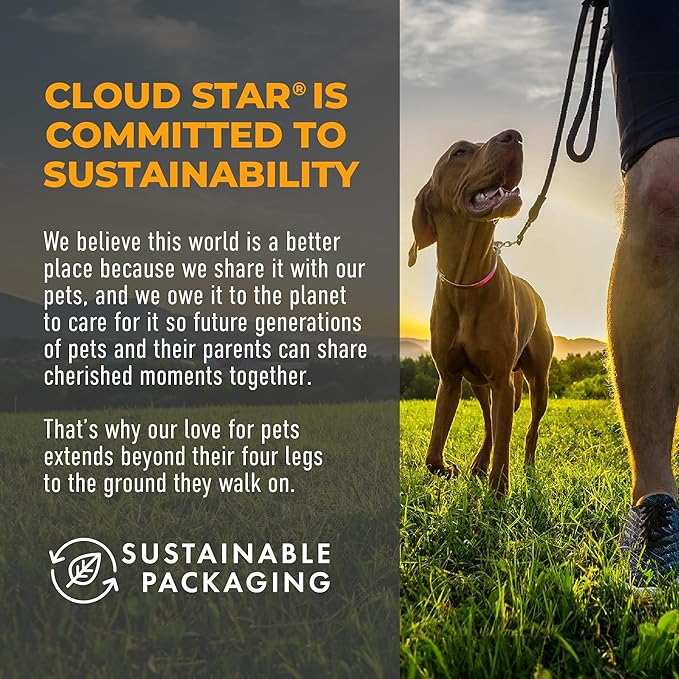 Cloud Star Tricky Trainers Crunchy Dog Training Treats 8 oz Pouch, Cheddar Flavor, Low Calorie Behavior Aid with 450 treats.