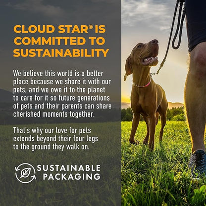 Cloud Star Tricky Trainers Crunchy Dog Training Treats 8 oz Pouch, Cheddar Flavor, Low Calorie Behavior Aid with 450 treats.