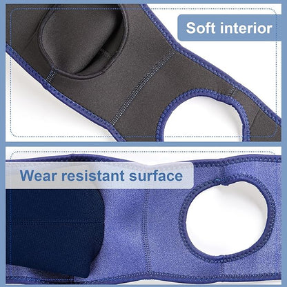 Coodeo Dog Recovery Suit, Cone Collar Alternative, Abrasion Resistant Dog Recovery Sleeve, Washable 2.5mm Thick and Waterproof, Pet Wounds Prevent Licking, Bite, Keep Dry（Purple，L