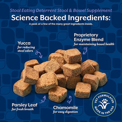 NaturVet Coprophagia Deterrent Soft Chews (90 ct)