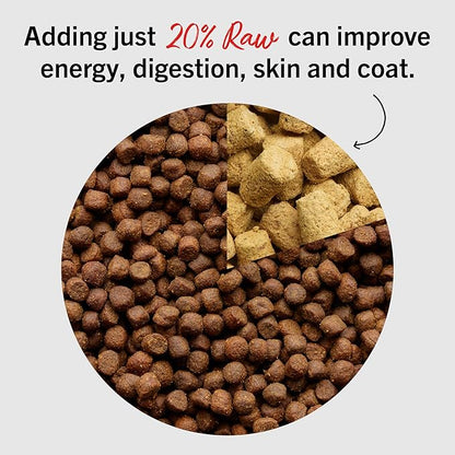Stella & Chewy's Freeze-Dried Raw Salmon & Cod Meal Mixers- Dog Food Topper and Mixer - Made with 95% Wild-Caught Salmon & Cod, Organs & Bone - Perfect for Picky Eaters - Grain-Free - 18 oz