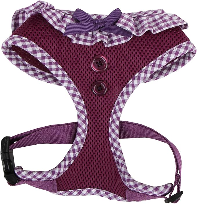 Authentic Puppia Vivien Harness, Purple, Small