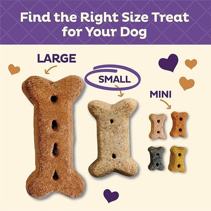Wellness Old Mother Hubbard Classic P-Nuttier Dog Biscuits, Natural Training Treats, Peanut Butter Flavor, Small Size, 20 oz Bag