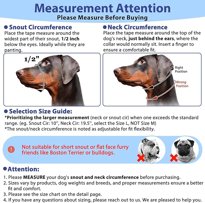 BARKLESS Soft Dog Head Collar, Patented Padded No Pull Head Halter, Training Nose Leash with Safety Link for Medium Large Dogs, Adjustable Muzzle Leash, Easy Control for Walking(Blue, L)