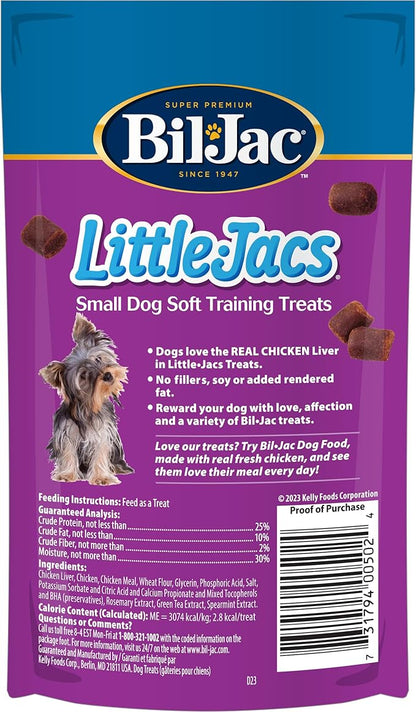 Bil-Jac Little Jacs Liver Treats,4oz Pack (Pack of 2)