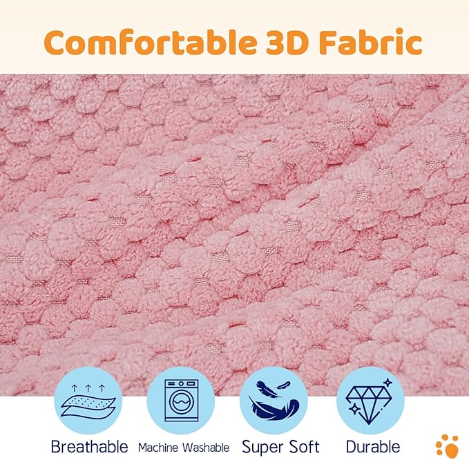 Supet Inflatable Dog Cone Collar for Dogs to Stop Licking, Dog Donut Collar After Surgery, Soft Pet Cone for Small Medium Large Dogs Pink 02 XS