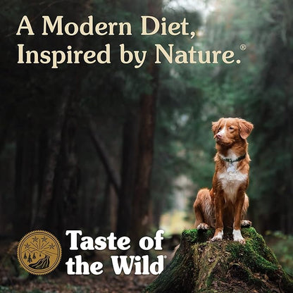 Taste of the Wild Pine Forest Grain-Free Recipe with Roasted Venison Dry Dog Food for All Life Stages Made with High Protein from Real Venison, Superfoods and Guaranteed Nutrients Like Probiotics 28lb