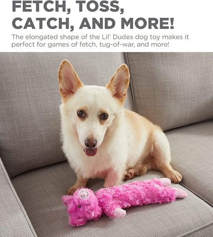Outward Hound by Charming Pet Lil' Dudes Pig Plush Squeaky Dog Toy