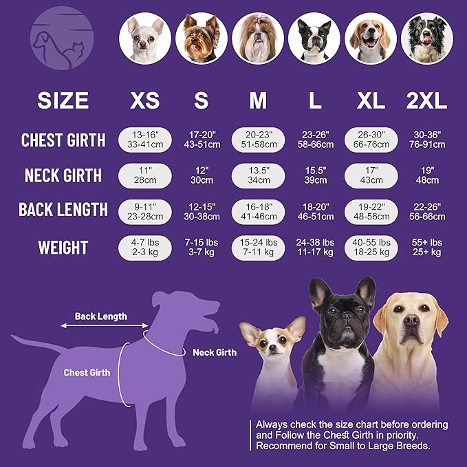 cyeollo Recovery Suit for Dogs Surgery Suit Female Spay Soft Pet Onesie Bodysuit After Sugery Male Dog Neuter Pet Clothes Small Dogs Surgical Recovery Shirt, Unicorn M
