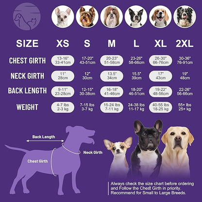 cyeollo Dog Surgery Recovery Suit, Soft Dog Onesie, E-Collar & Cone Alternative, Spay Neuter Suit for Male Female Dogs, Anti-Licking Wound Surgical Clothes, Comfy Body Suit for Small Dogs, Peach S