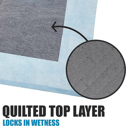 BV Charcoal Puppy Pads XL 320 Count 34"x28" - Leak-Proof Pee Pads for Dogs with 6-Layer Absorbent Design & Built-in Attractant - Dog Pad Extra Large with Charcoal for Odor Control - for Large Dogs