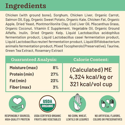 Primal Kibble in The Raw, Freeze Dried Dog Food, Chicken, Scoop & Serve, Made with Raw Protein, Whole Ingredient Nutrition, Crafted in The USA, Dry Dog Food 5.4 lb Bag