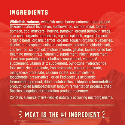 Stella & Chewy's Wild Red Dry Dog Food Raw Coated High Protein Wholesome Grains Ocean Recipe, 21 lb. Bag