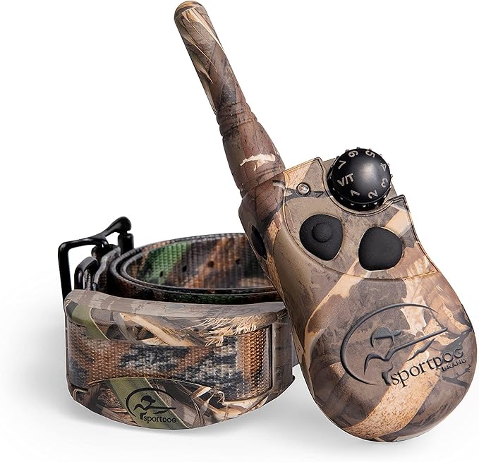 SportDOG WetlandHunter 425X Remote Trainer - Reliable Off-Leash Control - Rechargeable - Waterproof DryTek Technology - Adjustable Training Collar - Camouflage - 500-Yard Range, 1 Collar
