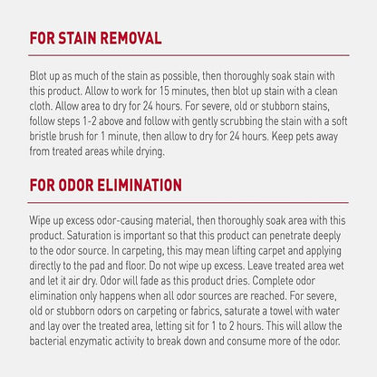 Nature’s Miracle Advanced Stain And Odor Eliminator for Dogs, 1 Gallon, Fresh Scent, Severe Mess Enzymatic Formula For Tough Pet Messes