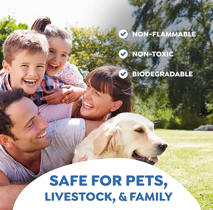 Riddy Flea & Tick Natural Spray for Pets with Essential Oils Safe Non-Hazardous Indoor and Outdoor Control, 8 oz, 2 Packs