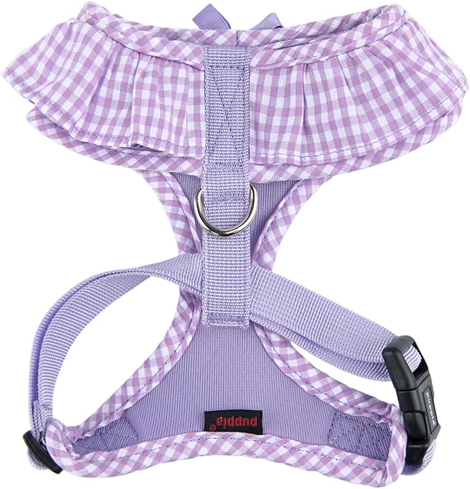 Puppia Vivien Dog Harness A (Over-the-Head) Fashionable Mesh Spring Summer Harness for Small Dogs, Violet, X-Small