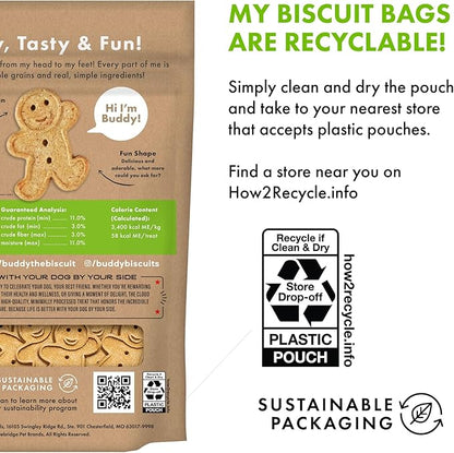 Buddy Biscuits 3.5 lbs. Bag of Crunchy Dog Treats Made with Roasted Chicken