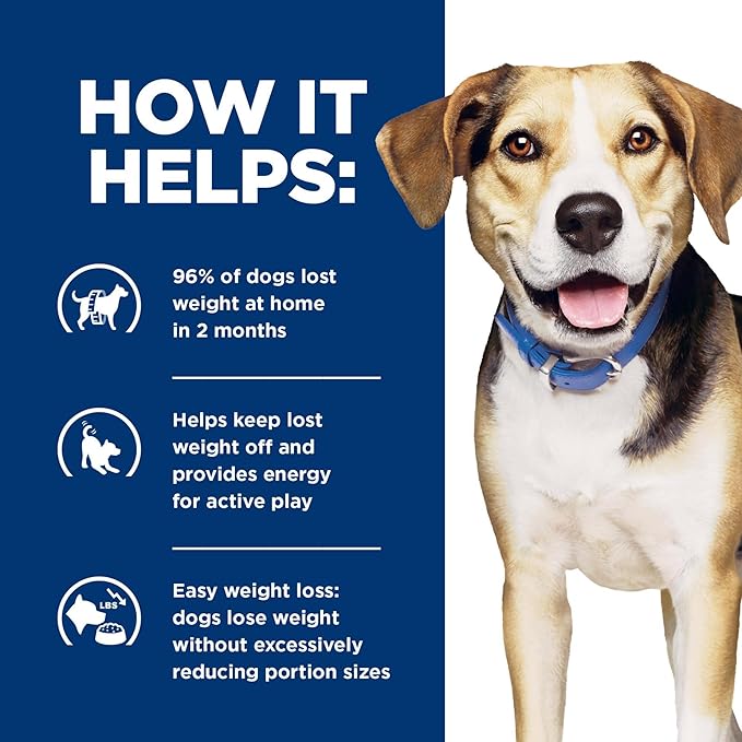 Hill's Prescription Diet Metabolic Weight Management Dry Dog Food, Lamb Meal & Rice, 6 lb. Bag