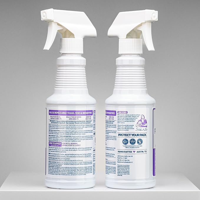 Wondercide Rose Flea & Tick Spray for Pets Plus Home with Natural Essential Oils 16 fl. oz.