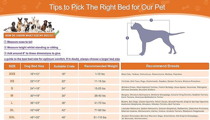 POCBLUE Dog Beds Large Sized Dog, Washable Plush Pet Bed for Crate, Anti-Slip Pet Mat for Cages, Comfy Crate Pad for Outdoor/Indoor/Car Use, Soft Kennel Pad for Dogs Up to 60 lbs, 35"x23", Pink