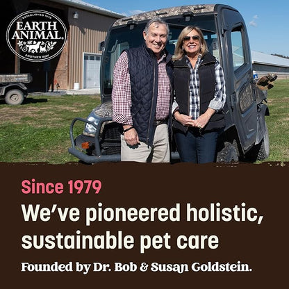 Earth Animal No Hide Stix - Long Lasting Rawhide Free Small Dog Chews Sticks, Salmon - 40 Count Extra Value Pack