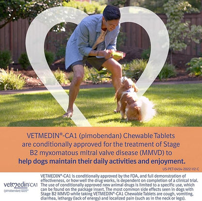 VETMEDIN®-CA1 (pimobendan) Chewable Tablets for Dogs, 1.25 mg, 50ct