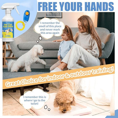 16oz Pet No More Marking for Indoors & Outdoor - Dog Not Here Pee - Pet Training Spray for Dogs - Keep Your Home Clean and Fresh