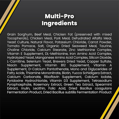 Victor Super Premium Multi-Pro Dry Dog Food Gluten Free with Beef, Chicken and Pork Protein for Normally Active Dogs All Breeds and Life Stages, 15 lb