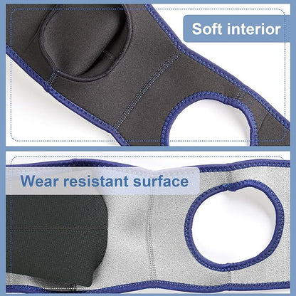 Coodeo Dog Recovery Suit, Cone Collar Alternative, Abrasion Resistant Dog Recovery Sleeve, Washable 2.5mm Thick and Waterproof, Pet Wounds Prevent Licking, Bite, Keep Dry（Grey，2XL
