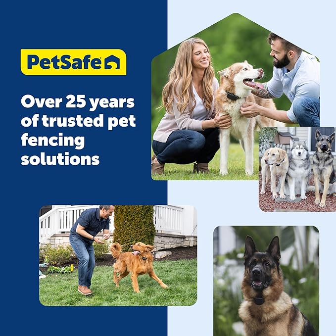 PetSafe Pawz Away Indoor Pet Barrier - Battery-Operated Indoor Invisible Containment Area with Adjustable Compatible Collar - Easy Setup for Furniture Protection