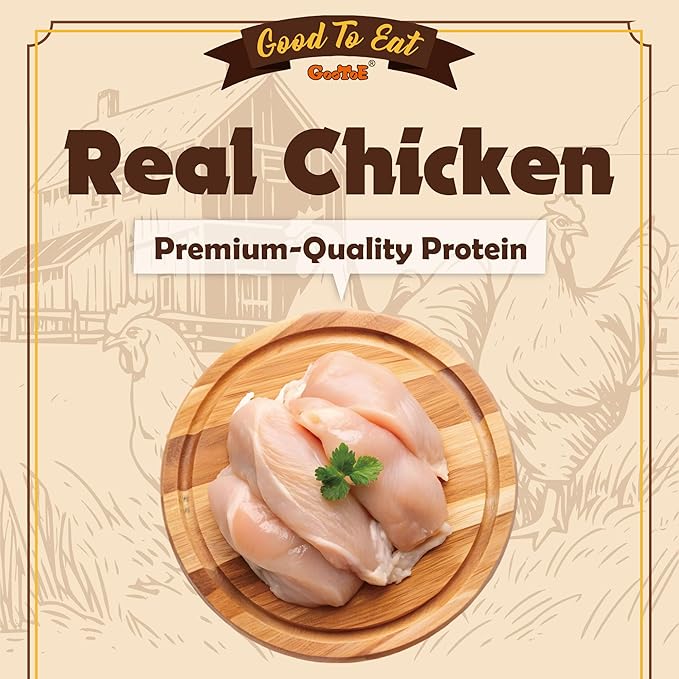 Gootoe Dog Treats, Chicken Jerky for Dogs - Premium Dog Training Treats; High-Protein, Gluten-Free, Hypoallergenic, Grain-Free, Chicken Dipped Sticks, 1.5 lb