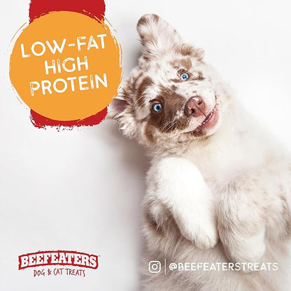 Beefeaters Dog Treats - Beefhide Kabobs 28oz Baked | Dog Food with Real Chicken, Liver & Sweet Potato | Long-Lasting Chew | Promotes Dental Health | Dog Training Treats for All Dog Sizes (Pack of 2)