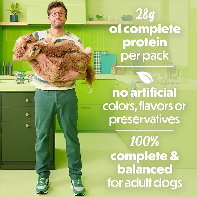 Purina Beneful Wet Dog Food Freshly Prepared Meals Beef Stew with Peas, Carrots, Rice, and Barley - (Pack of 8) 10 oz. Tubs